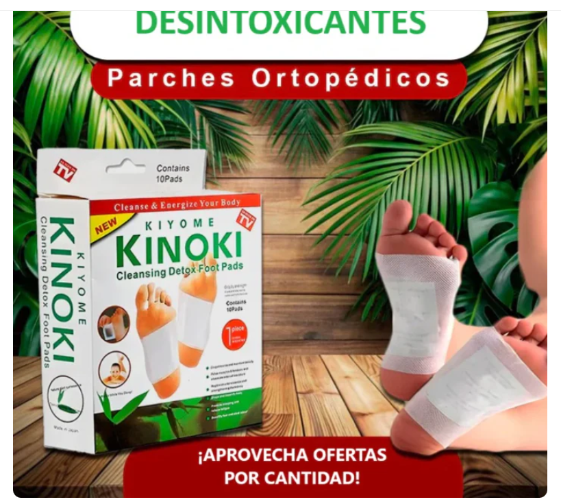 3 Cajas de Parches Kinoki - Renueva tu cuerpo. Libera tu alma.”